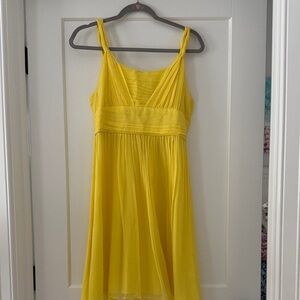 Banana Republic Yellow Mini Dress